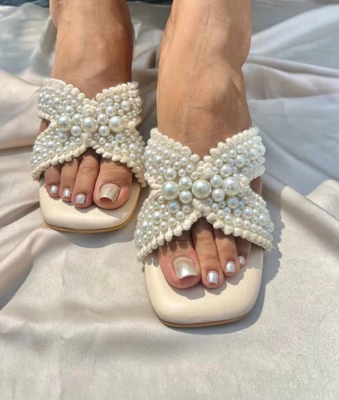Pearl Bloom Heels | 2 Inches